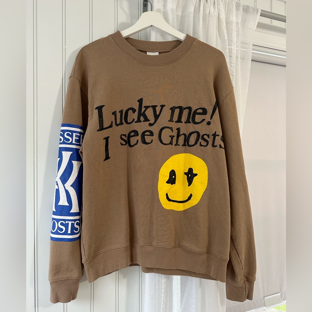 Trendy Kids See Ghosts Lucky Me! Crewneck
